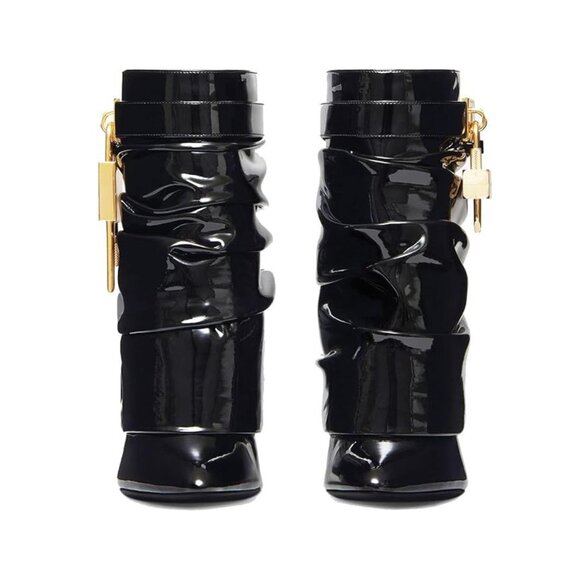 THESHY Women's Fold Over Stiletto Ankle Boots (size 10.5) - Picture 2 of 5